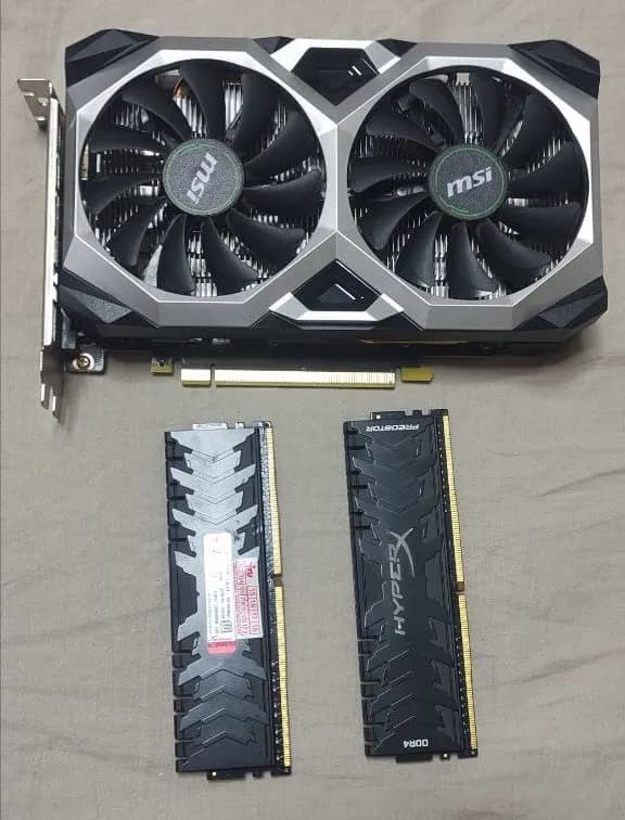 1.MSI GeForce GTX 1660 SUPER 6GB — 400₾ — Тбилиси — 400 ₾