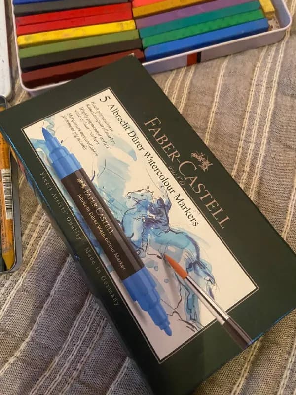caran d’ache сильно б/у, но многие стики целые. Эта версия не акварельная — все равно мягкость и ярк — Тбилиси — 35 ₾