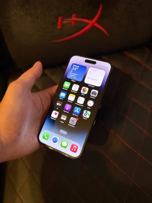 iPhone 14 Pro Max 128 GB, 86% BH, телефон в хорошем состоянии, не вскрывался. Есим и сим версия. — Тбилиси — 1 700 ₾