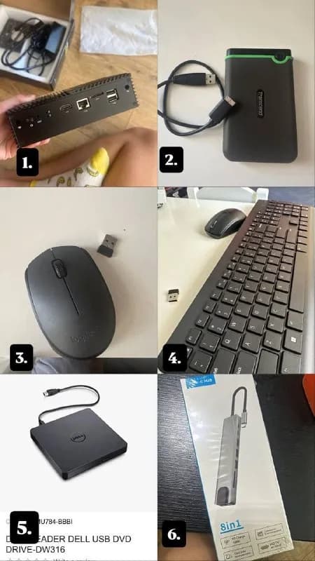 1. Mini PC — новый, Windows 10 Pro установлен — 650₾ — Тбилиси — 650 ₾