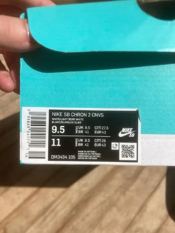 Nike SB CHRON 2 Canvas — Тбилиси — 220 ₾