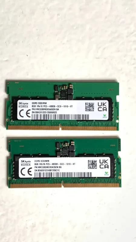 Ram ddr5 sodim 16gb (2×8) — Тбилиси — 100 ₾