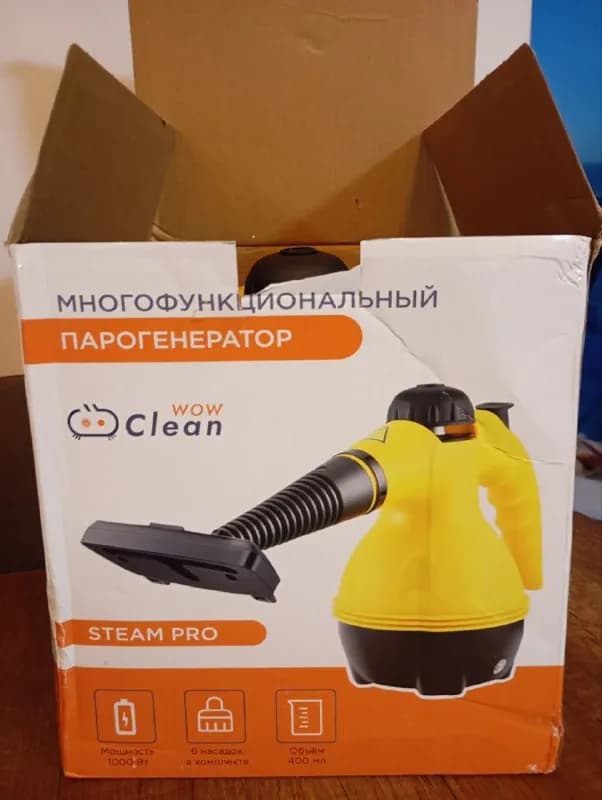 Wow Clean Steam Pro. В коробке, пользовалась 1 раз. Мощность не очень большая. — Тбилиси — 60 ₾