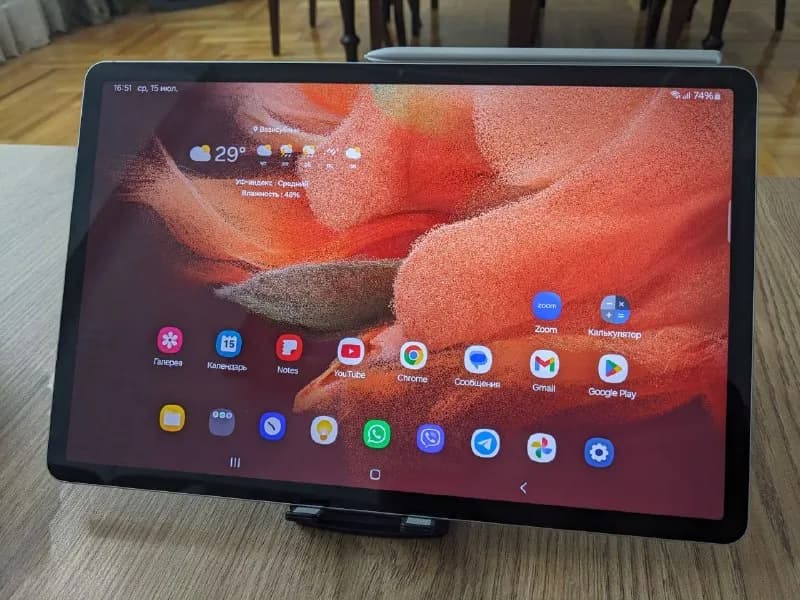 Samsung tab s7 FE 12,4 + 5g. Планшет в идеальном состоянии 650 лари — Тбилиси — 650 ₾