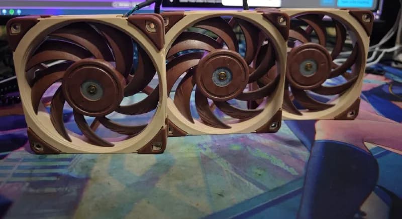Noctua NF-A12×25 PWM (3 шт., 120 мм). — Тбилиси — 120 ₾