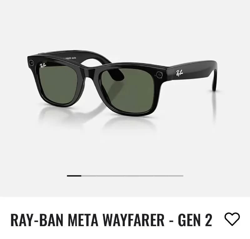 Ray-Ban Meta Wayfarer (Gen 2) — Тбилиси — 1 700 ₾