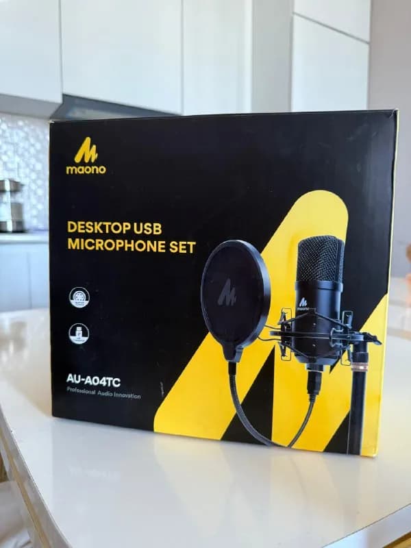 Maono kit AU-AO4TC с кейсом, состояние отличное, не пользовались ниразу — 100 лари — Тбилиси — 100 ₾
