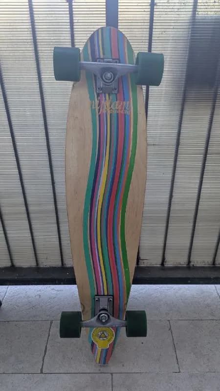 Longboard Nijdam® 38», размеры стола 100×24 см; 9-слойный кленовый стол; колеса PUC 68×55 мм, п — Тбилиси — 100 ₾