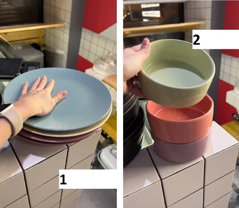 1) Тарелки цветные керамические — 12 шт — 150 GEL за все — Тбилиси — 150 ₾