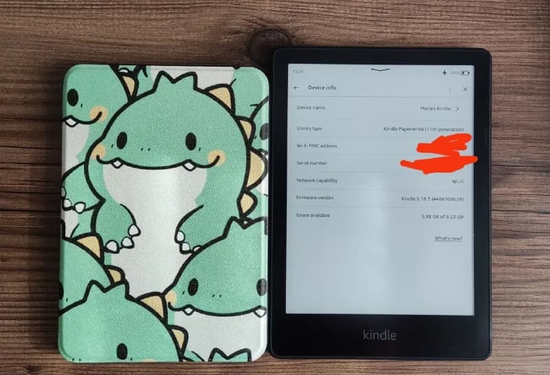 Kindle Paperwhite 11 edition, диагональ экрана 6 дюймов (не 6.8) - 15,24 см. — Тбилиси — 10 ₾