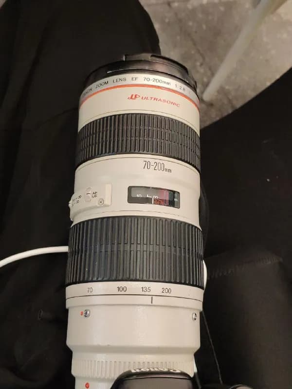 Canon ef 70-200mm 1:2.8 L Ultrasonic — упал и вогнулось место куда надо крепить фильтры — замена чет — Тбилиси
