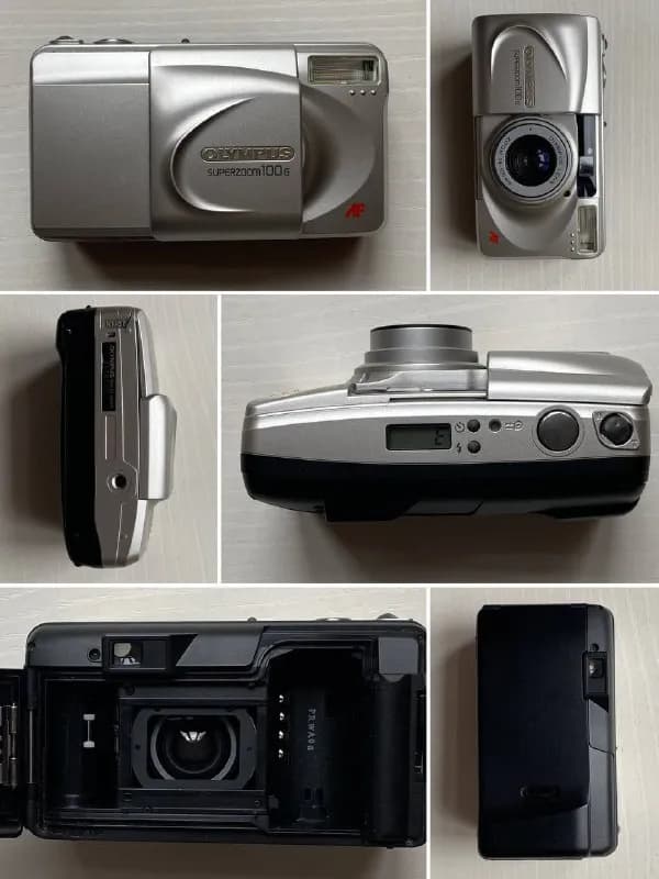 Olympus SuperZOOM 100G — винтажная автоматическая 35-миллиметровая компактная камера. — Тбилиси — 450 ₾
