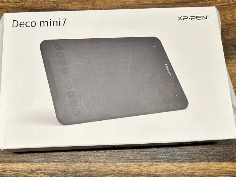 XP-Pen Deco Mini 7 (A6, чёрный) — лёгкий и компактный графический планшет для рисования и работы. — Тбилиси — 120 ₾