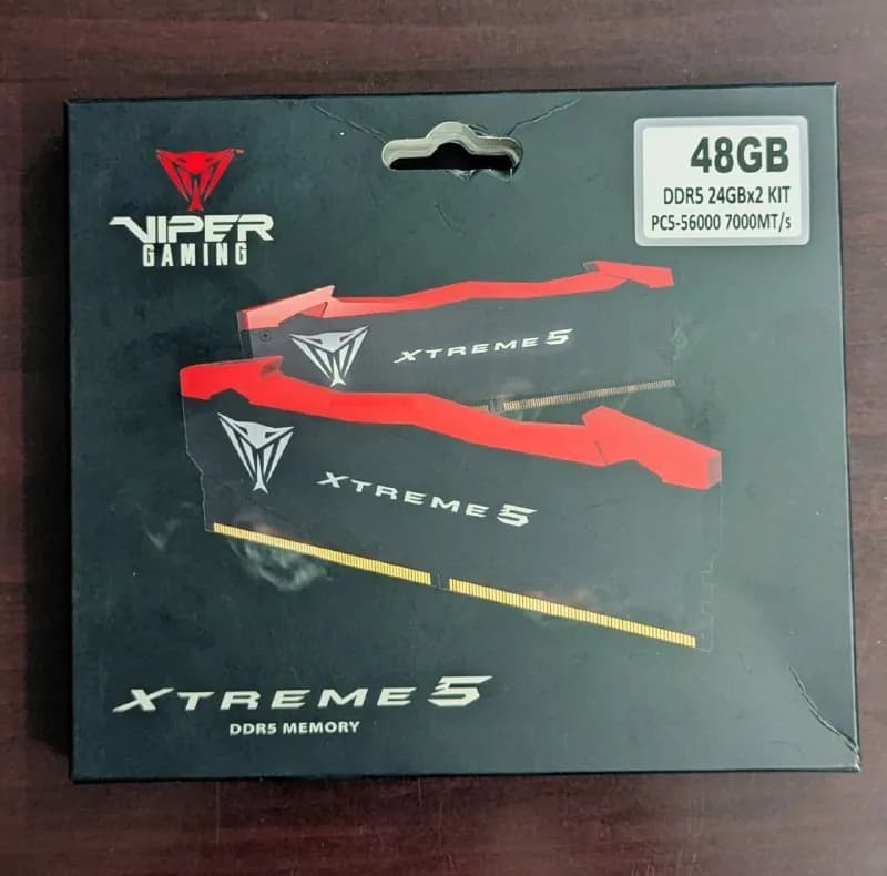 DDR5 Viper Xtreme 5 DDR5 48GB (24×2) 7000Mt/s. — Тбилиси — 800 ₾
