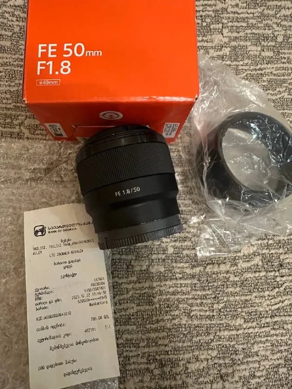 sony fe 50 mm f1.8 — Тбилиси — 600 ₾