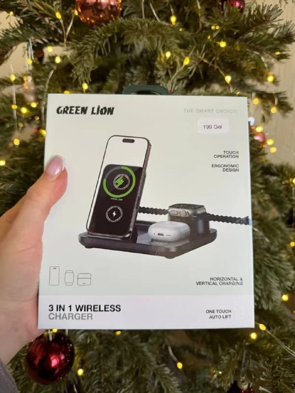 Green Lion 3-в-1 Wireless Charger — Тбилиси — 100 ₾
