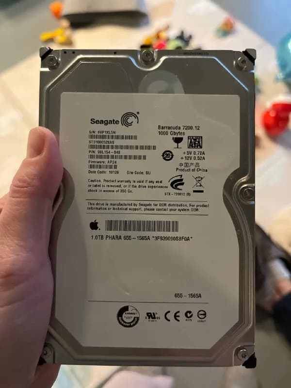 Seagate Barracuda 1TB (7200 rpm, SATA) — Тбилиси — 15 ₾