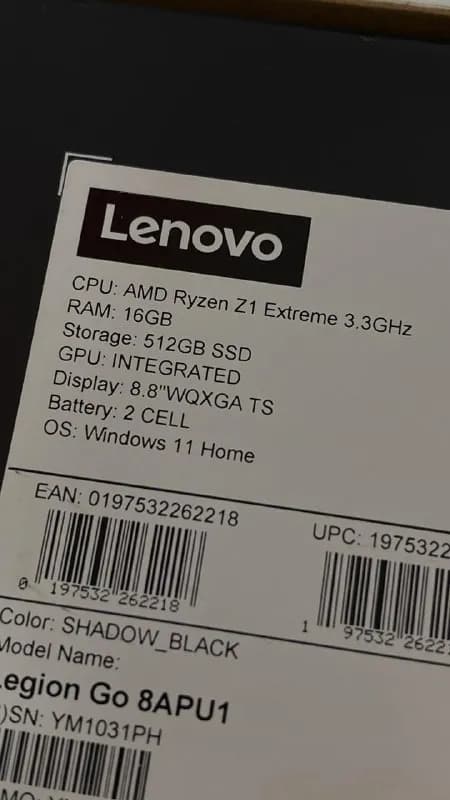 Lenovo Legion GO — Тбилиси — 1400 ₾