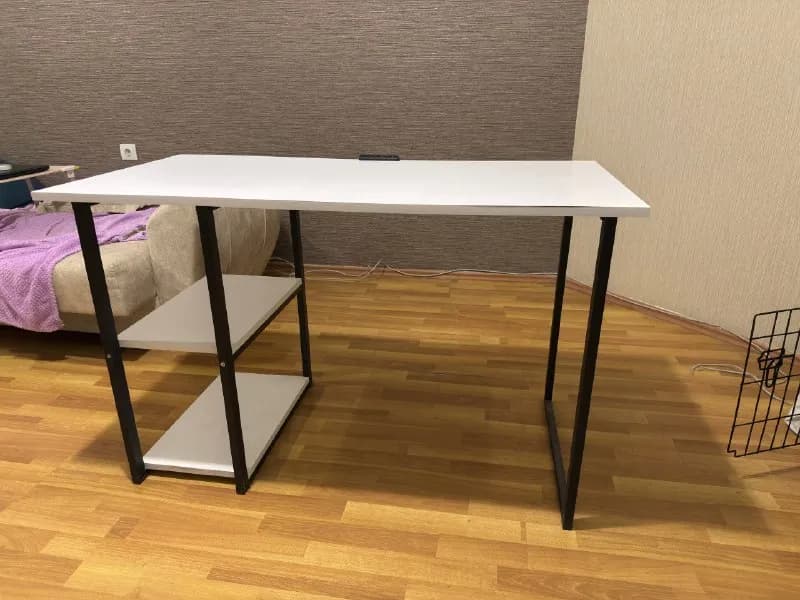 120×60 см с полками (белый) — Тбилиси — 120 ₾