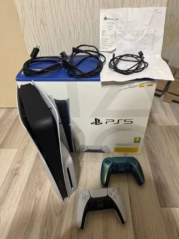 PlayStation 5 Slim Disc Edition 1TB + 2 DualSense 🎮 — Тбилиси — 1 500 ₾