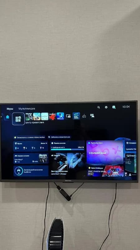 PlayStation 5 в идеальном состоянии, комплектация: 2 геймпада. Коробка отсутствует. Стоимость: 1200 — Батуми — 1 200 ₾