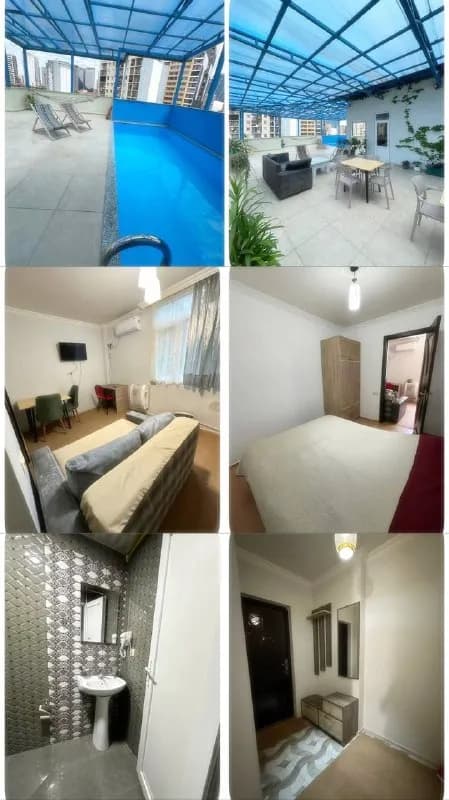 1+1 в пятиэтажном доме. — Батуми — 45 $