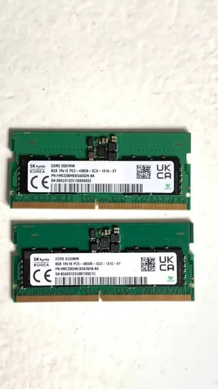 Оперативная память DDRS SODIUM 8GB 2 шт — Тбилиси — 40 ₾