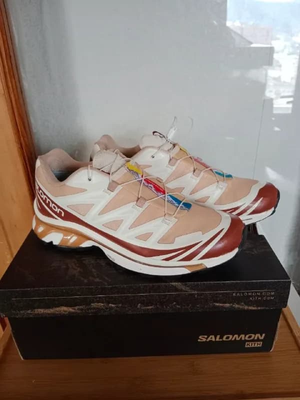 Kith & Salomon XT-6 Core-tex «Hazelnut Burnt Henna» 40⅔ размер в отличном состоянии. Чек, коробка. З — Тбилиси — 1,000 ₾