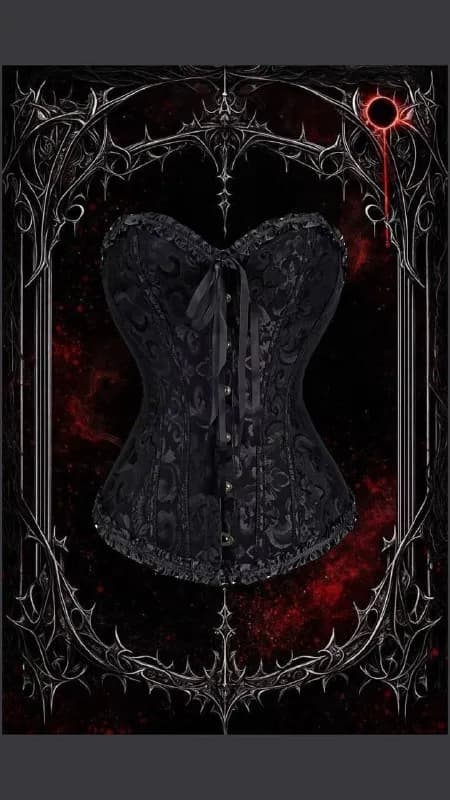 Черный готический корсет 🖤 — Тбилиси — 50 ₾