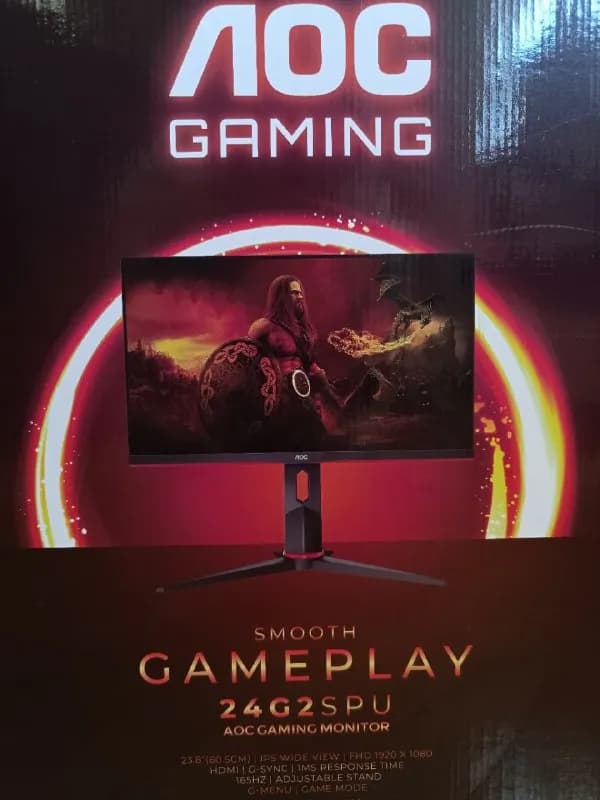 450₾ — Игровой монитор AOC 24G2SPU/BK, 165Hz, IPS. — Тбилиси — 450 ₾