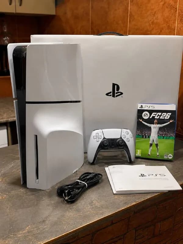 PlayStation 5 slim 1 ТБ дисковая версия там записано FC 26 1350 лари — Батуми — 261 350 ₾