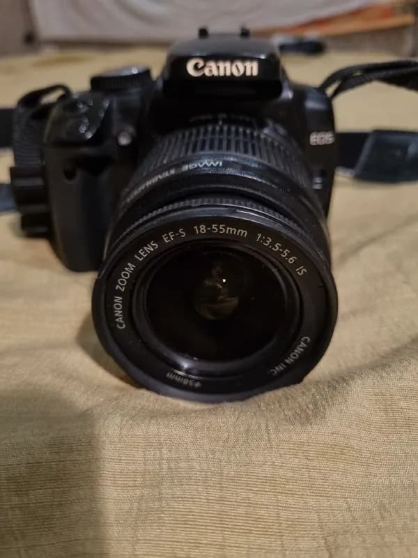 Canon EOS 400D + объектив 18-55mm IS + полный комплект (без крышки) — Тбилиси — 250 ₾