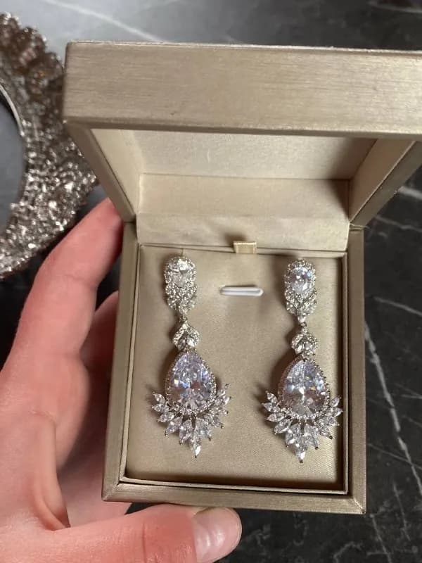 Диадема и серьги, цирконий, новые — Тбилиси — 500 ₾
