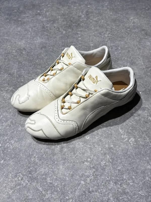 Puma Sela Speedcat Leather White Sneakers, 2009, size EUR 41 / US W 10 (26.5 cm), 200 gel. — Тбилиси — 200 ₾