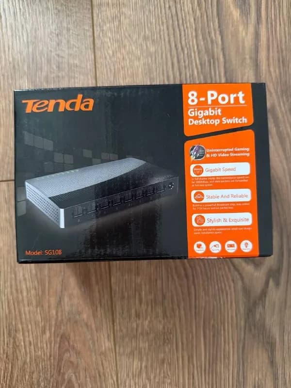 8-портовый гигабитный коммутатор Tenda SG108 — Батуми — 50 ₾