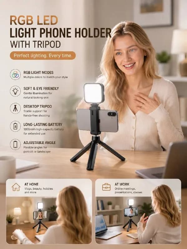 LED подсветка для смартфонов. — Тбилиси — 7,050 ₾