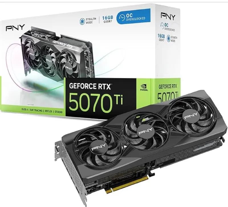 Видеокарта PNY NVIDIA GeForce RTX 5070 Ti — Батуми — 2 900 ₾