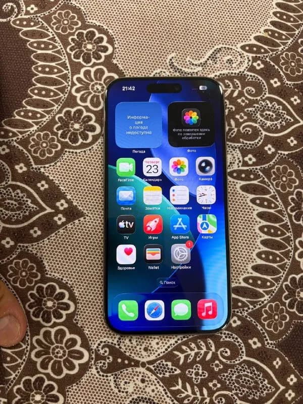 IPhone 15 pro titan 256Gb в отличном состояние батарея 87% 1520 лар — Батуми — 1 520 ₾