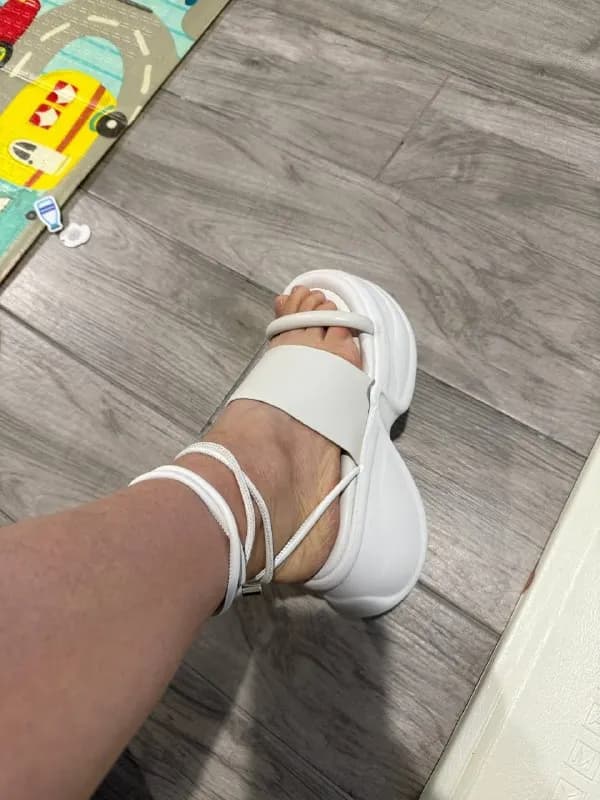 Босоножки на платформе, натуральная кожа — Батуми — 30 ₾