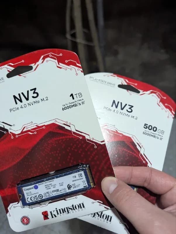 SSD M2 диски Kingston NV3 SSD M.2 PCle 4.0 NVMe. — Тбилиси — 330 ₾