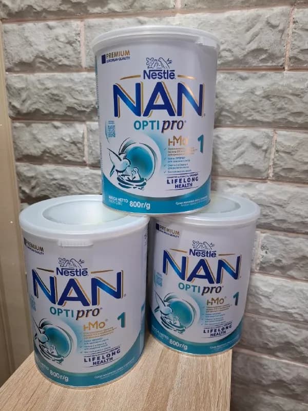 NAN OPTIPRO 1, 800 гр. Новая, банка не вскрыта. Сроки до 2028 года. По 50 лари банка — Батуми — 50 ₾