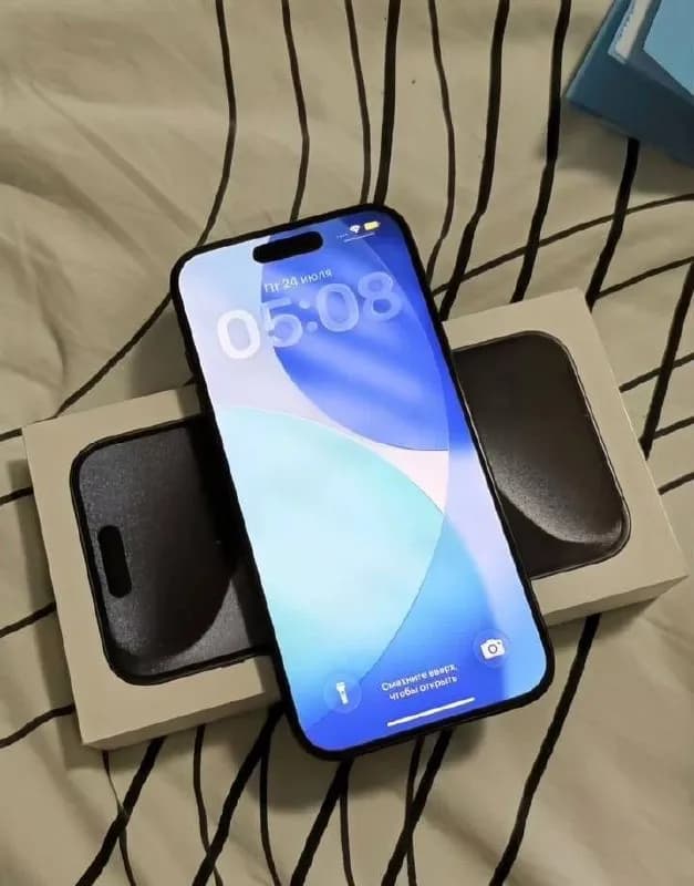 iPhone 15 Pro (128 gb), все работает отлично, процент акб 86%, телефон без ремонтов, не вскрывался. — Батуми — 1 500 ₾