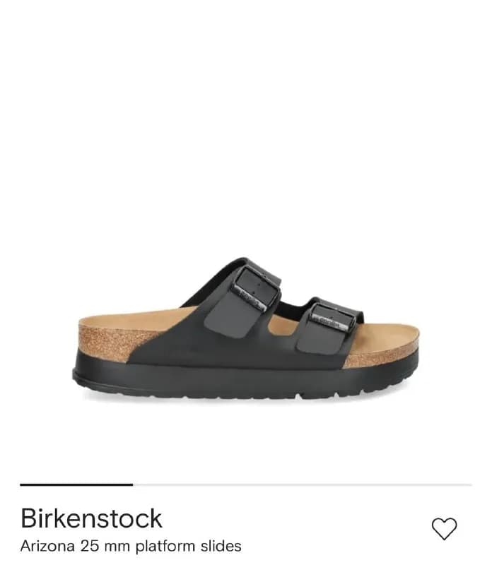 Birkenstock черные на платформе 25 мм — Батуми — 50 ₾