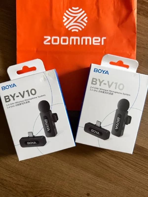 Boya BY-V10 с разъемом USB Type-C, всенаправленной характеристикой и дальностью работы до 50 метров — Батуми — 130 ₾