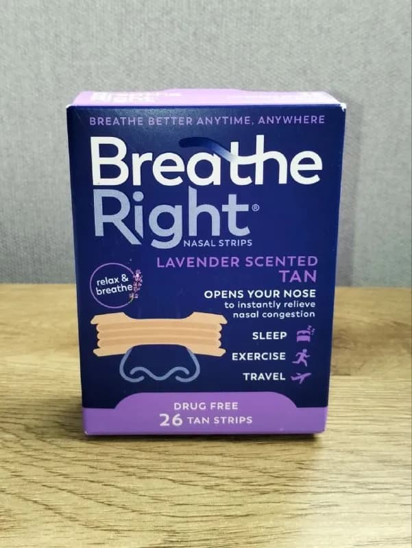Breathe Right (США) с ароматом лаванды – 26 штук в упаковке. — Батуми — 50 ₾