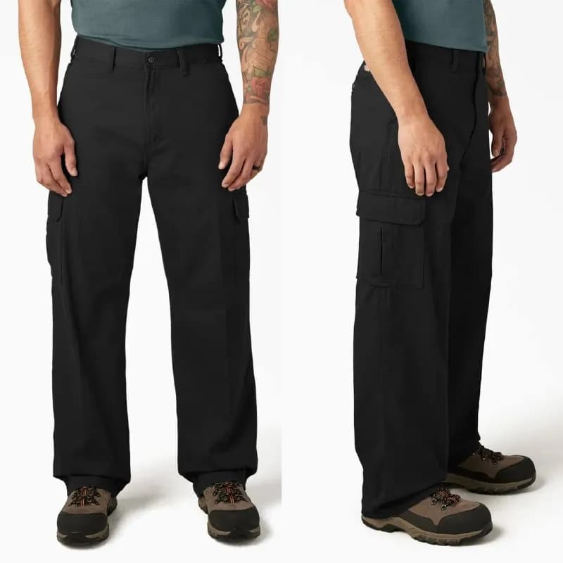 Dickies Loose Fit Cargo Pants черного цвета свободного кроя. Размер 33/32 (подойдут на 34), новые бе — Тбилиси — 81 ₾