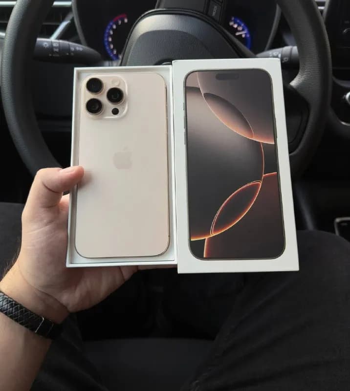 iPhone 16 Pro Max 256 ГБ; поддержка физической SIM-карты и eSIM. Состояние идеальное, безупречное — — Тбилиси — 2 400 ₾