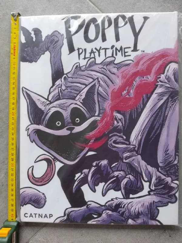 1. Продаю постер с Кэтнапом из Poppy Playtime, 40 сантиметров в длину и 30 в ширину. Цена: 10 лари — Батуми — 10 ₾