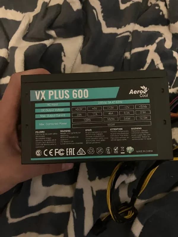aerocool vx plus 600w — Тбилиси — 80 ₾
