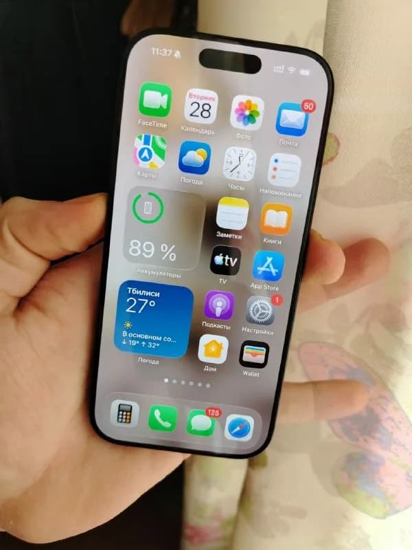 iphone 16 pro 256-GB 97% в идеальном состоянии. С гарантией и коробкой. Телефон был куплен в ipluse. — Батуми — 2 100 ₾